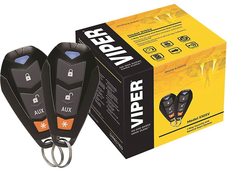 Viper Model 5105V 1-way car security and remote start system at