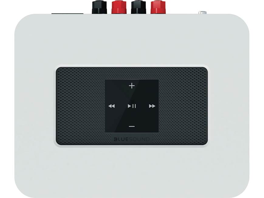 Bluesound PowerNode 2 (White) Streaming music player with built-in
