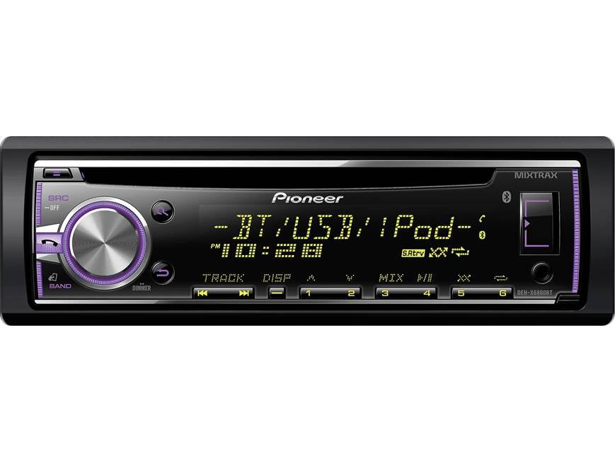 Pioneer DEH-X6800BT CD receiver at Crutchfield