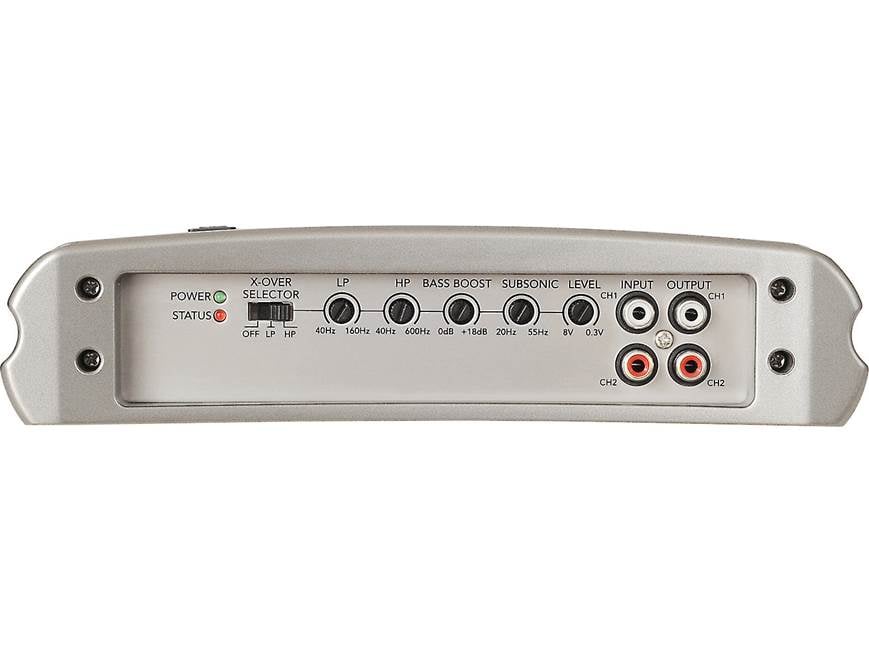 Fusion MS-AM402 2-channel marine amplifier — 65 watts RMS x 2 at 4