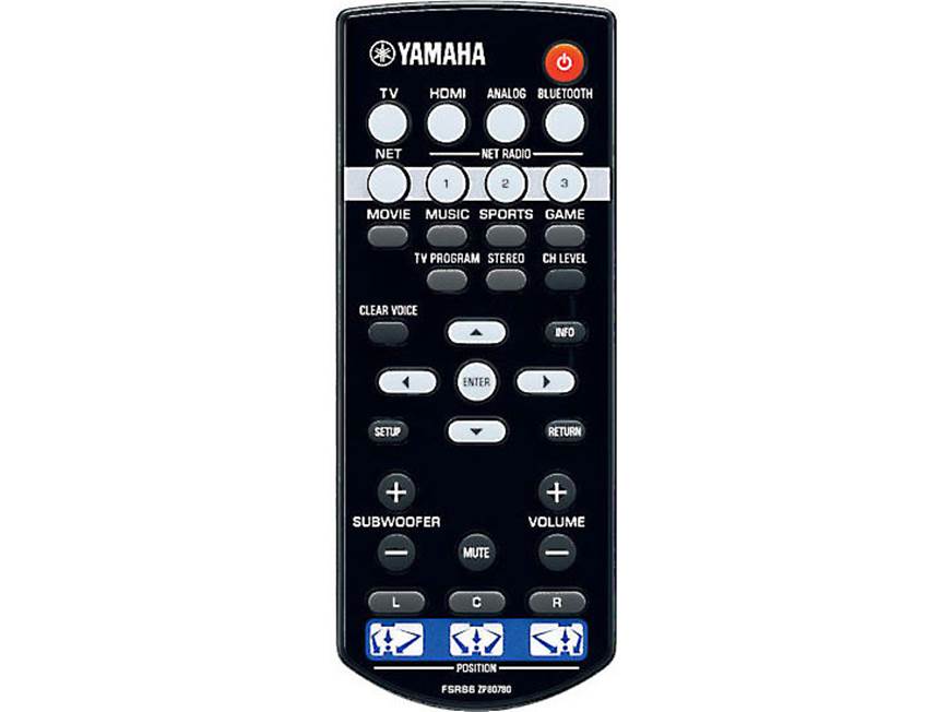 Yamaha SRT-1500 Powered home theater sound system/TV platform with