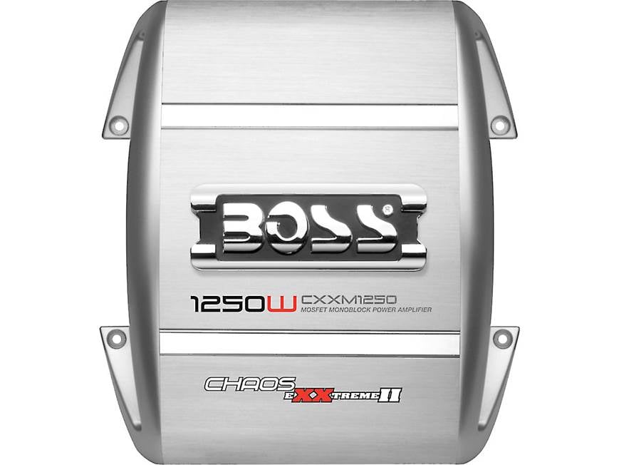 Boss CXXM1250 Mono subwoofer amplifier — 500 watts RMS x 1 at 4