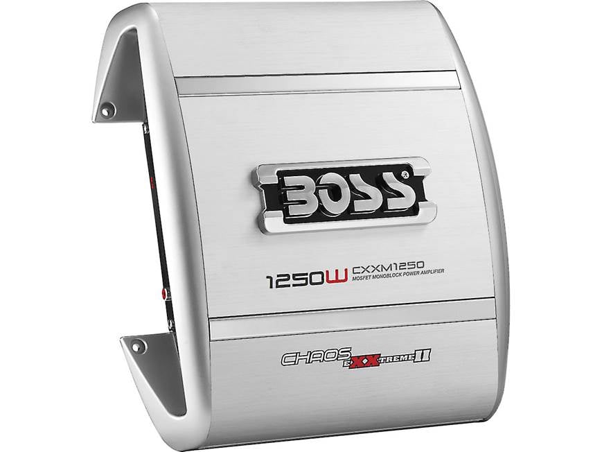 Boss CXXM1250 Mono subwoofer amplifier — 500 watts RMS x 1 at 4