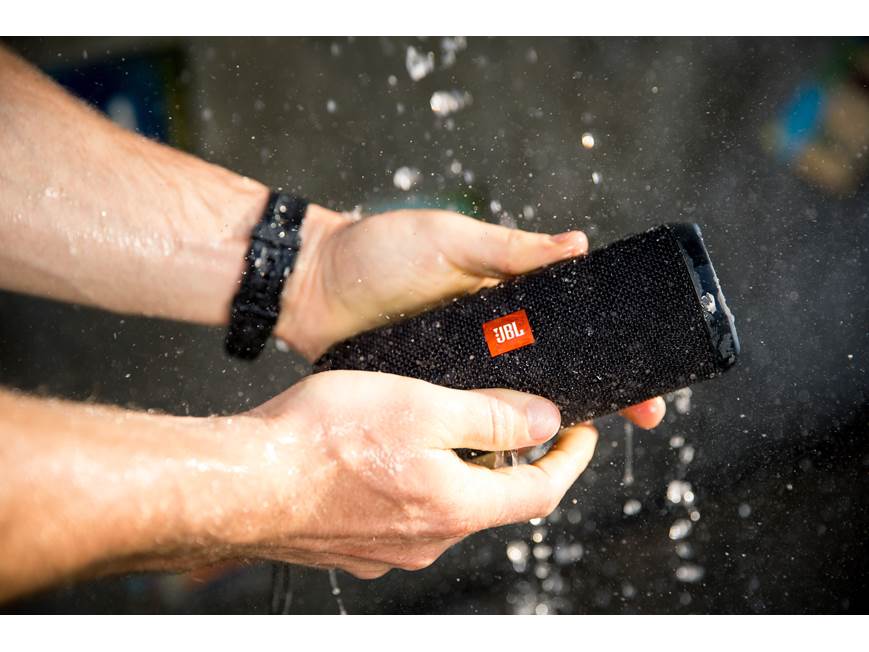 JBL Flip 3 (Black) Splash-proof portable Bluetooth® speaker (Black