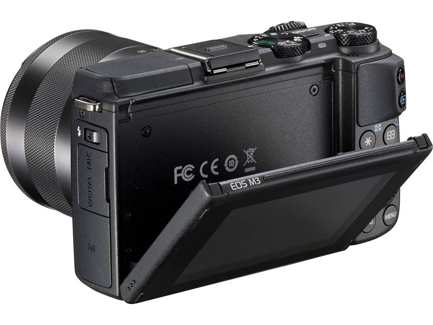 【いろいろセット】EOS M3 Canon EOS M3 Kit (Black) 24-megapixel mirrorless camera with 18