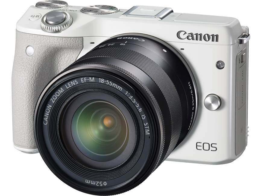 Canon EOS M3 Kit (White) 24-megapixel mirrorless camera with 18