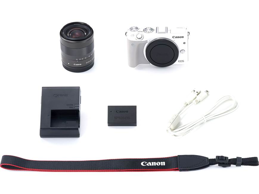 Canon EOS M3 Kit (White) 24-megapixel mirrorless camera with 18