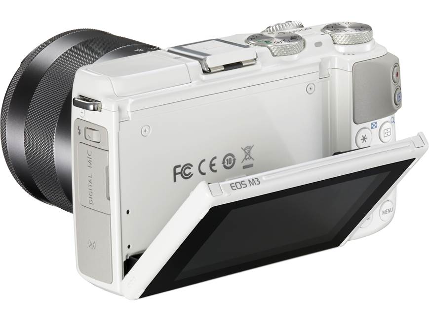 Canon EOS M3 Kit (White) 24-megapixel mirrorless camera with 18