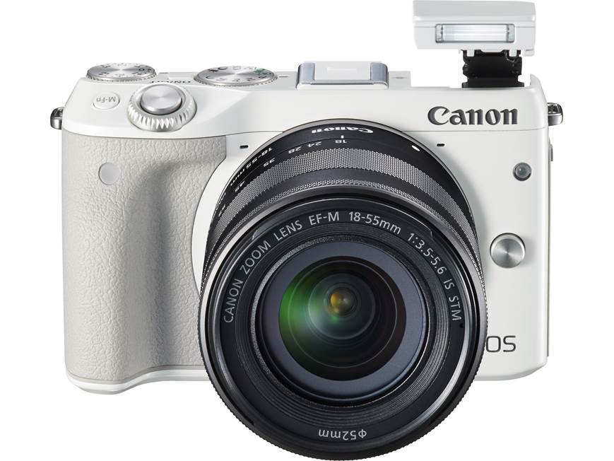 Canon EOS M3 Kit (White) 24-megapixel mirrorless camera with 18