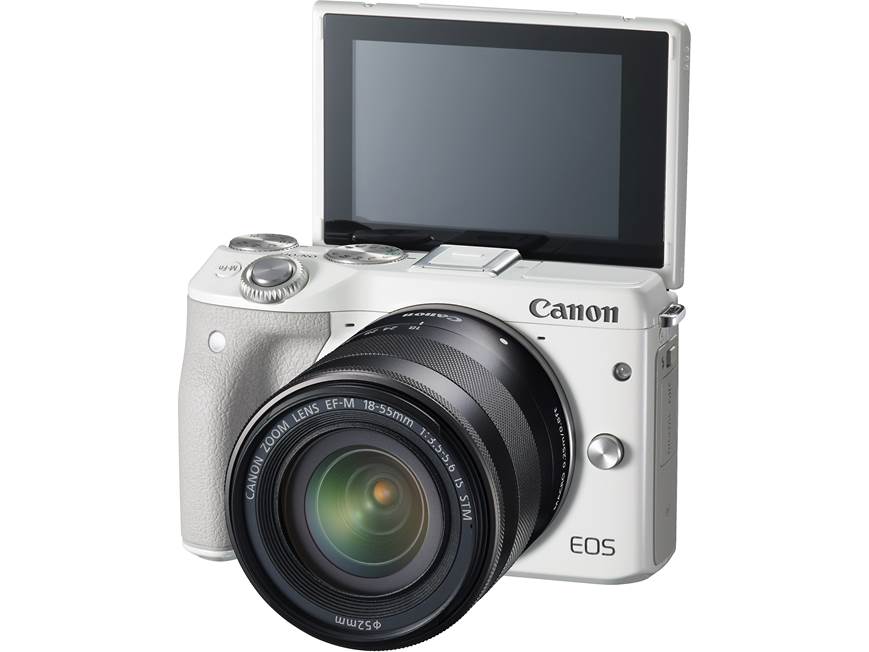 Canon EOS M3 Kit (White) 24-megapixel mirrorless camera with 18