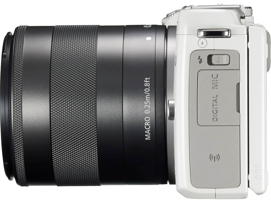 Canon EOS M3 Kit (White) 24-megapixel mirrorless camera with 18