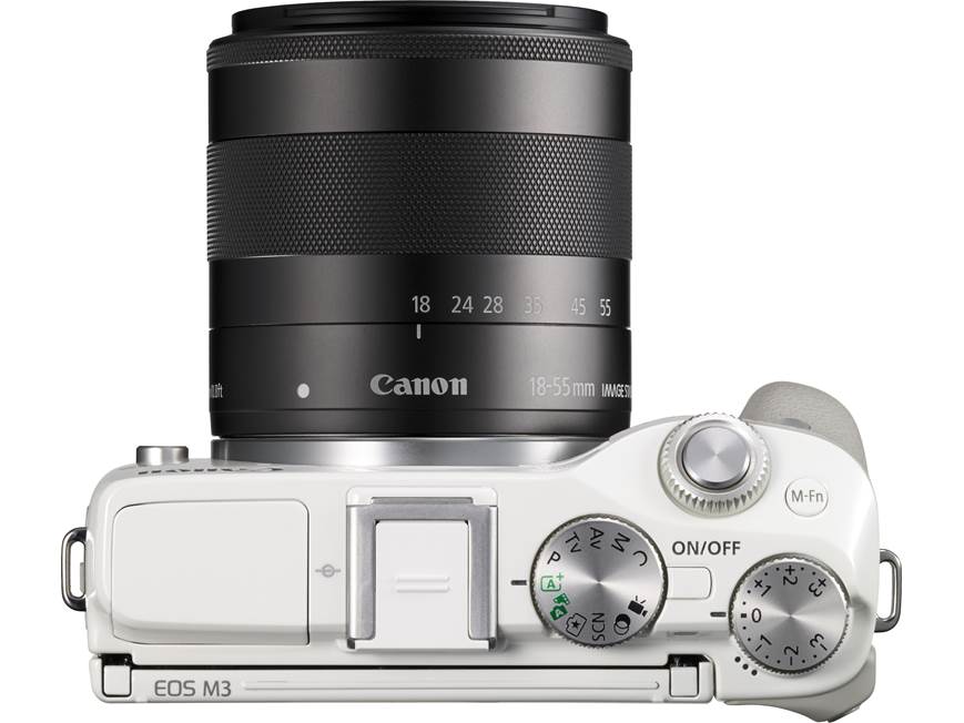 Canon EOS M3 Kit (White) 24-megapixel mirrorless camera with 18