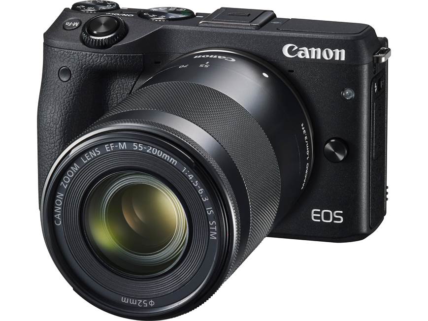 Canon EOS M3 Two Lens Kit 24-megapixel mirrorless camera with 18