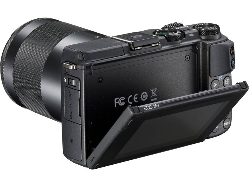 Canon EOS M3 Two Lens Kit 24-megapixel mirrorless camera with 18