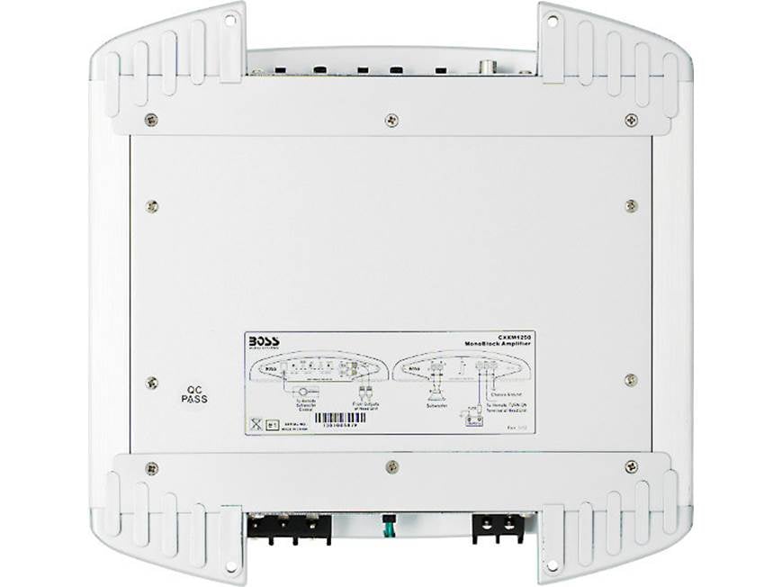 Boss CXXM1250 Mono subwoofer amplifier — 500 watts RMS x 1 at 4