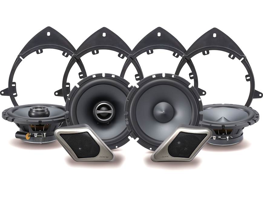 ALPINE R-J ウーファー LEDバックライト付き Alpine Restyle SPT-21GM Direct-fit speaker system for select 2007