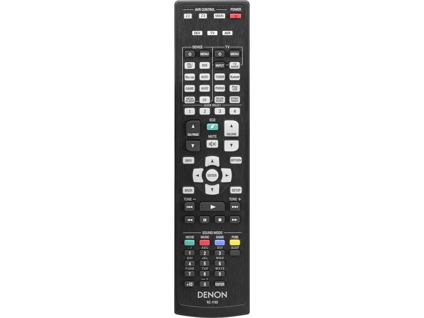 Denon AVR-X6200W 9.2-channel home theater receiver with Wi-Fi