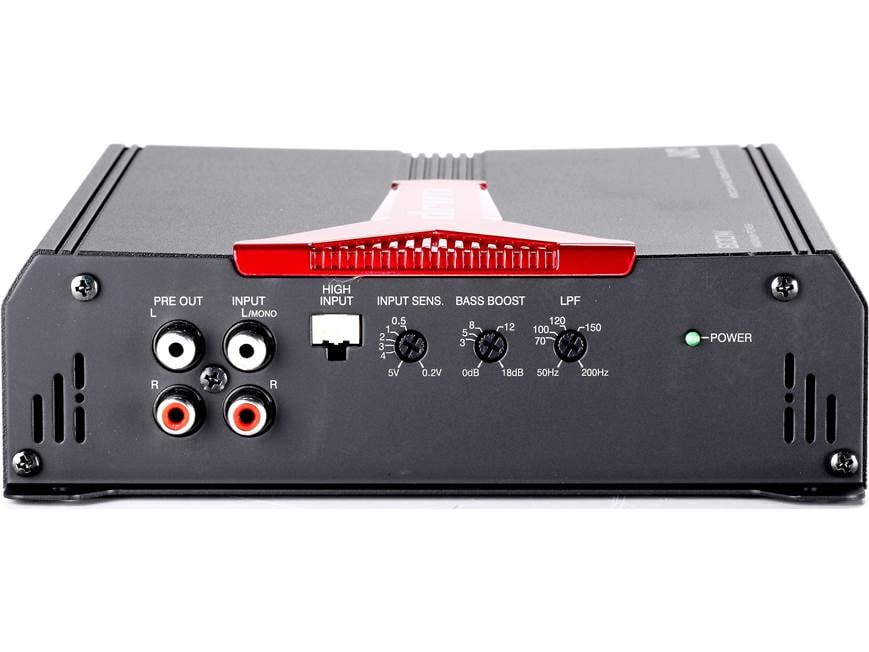 JVC KS-AX3201D DRVN Series mono sub amplifier — 400 watts RMS x 1
