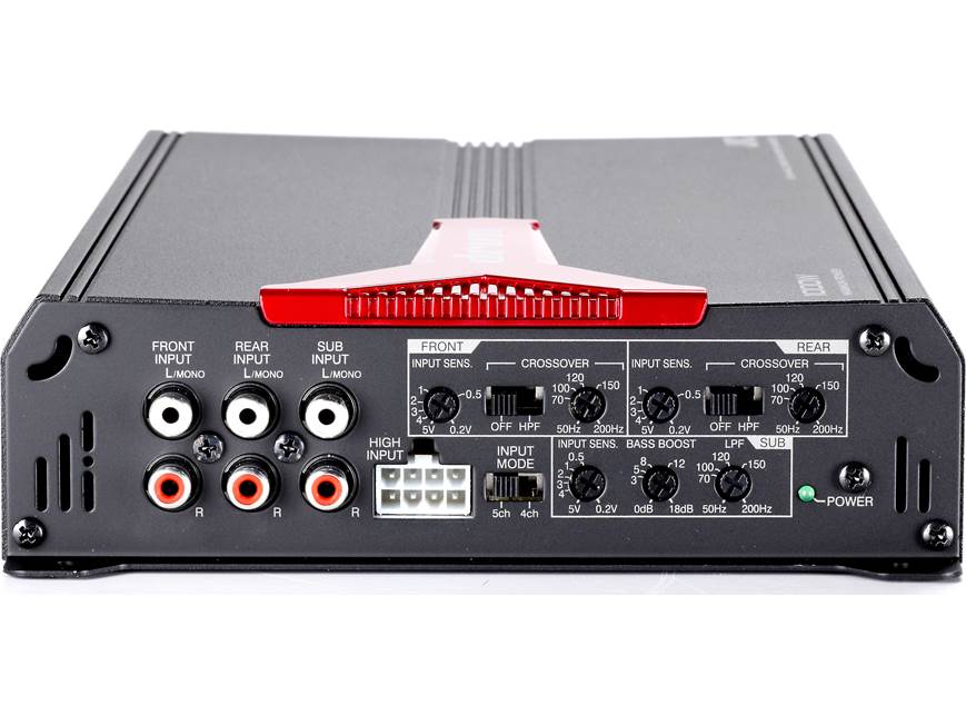 JVC KS-AX3205D DRVN Series 5-channel car amplifier — 50 watts RMS