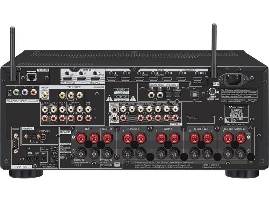 Pioneer Elite® SC-95 9.2-channel home theater receiver with Wi-Fi