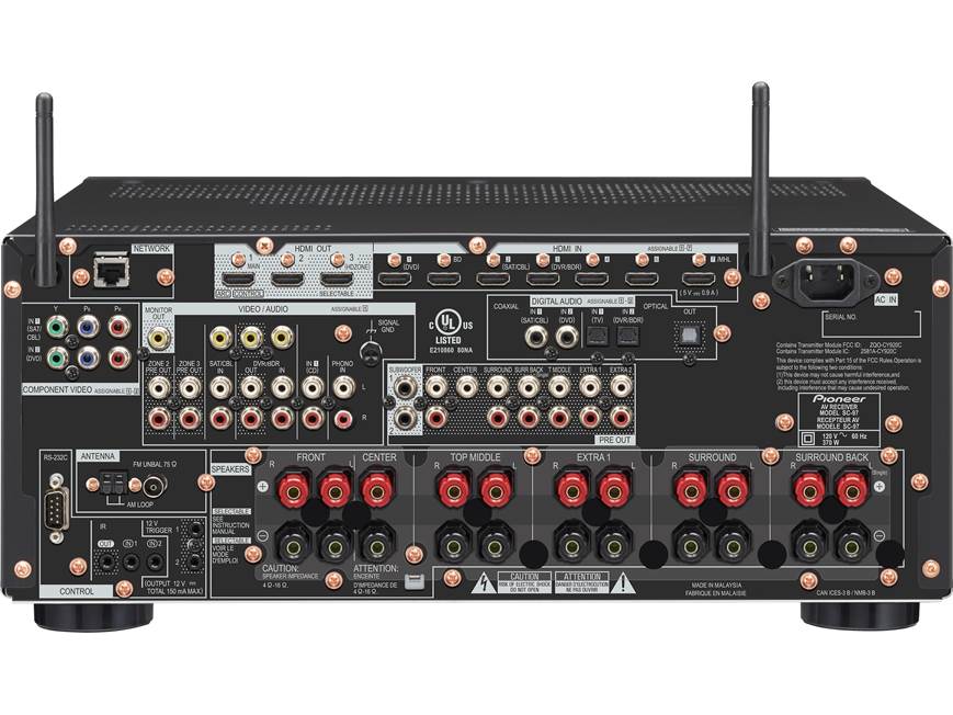 Pioneer Elite® SC-97 9.2-channel home theater receiver with Wi-Fi