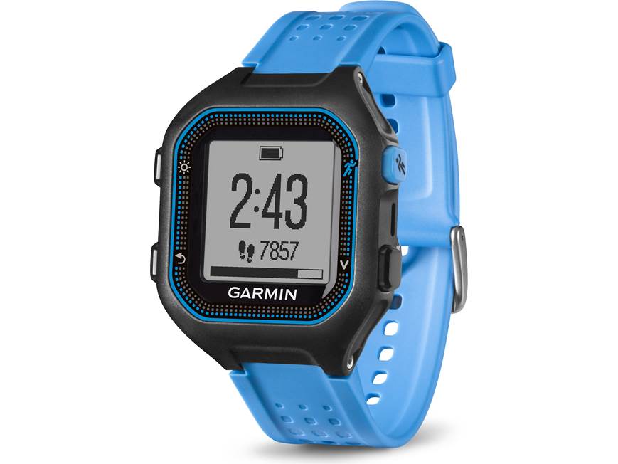 Garmin Forerunner 25 (Black/Blue - Large) GPS running watch (Black