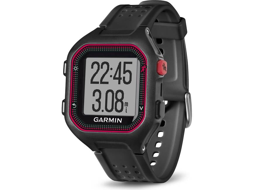 Garmin Forerunner 25 (Black/Red - Large) GPS running watch (Black