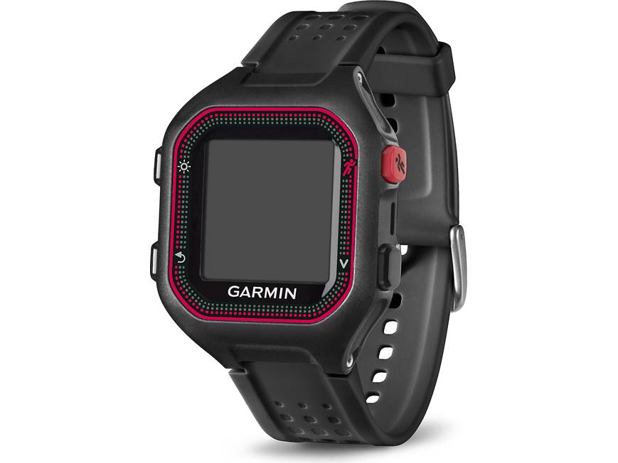 Garmin Forerunner 25 (Black/Red - Large) GPS running watch (Black