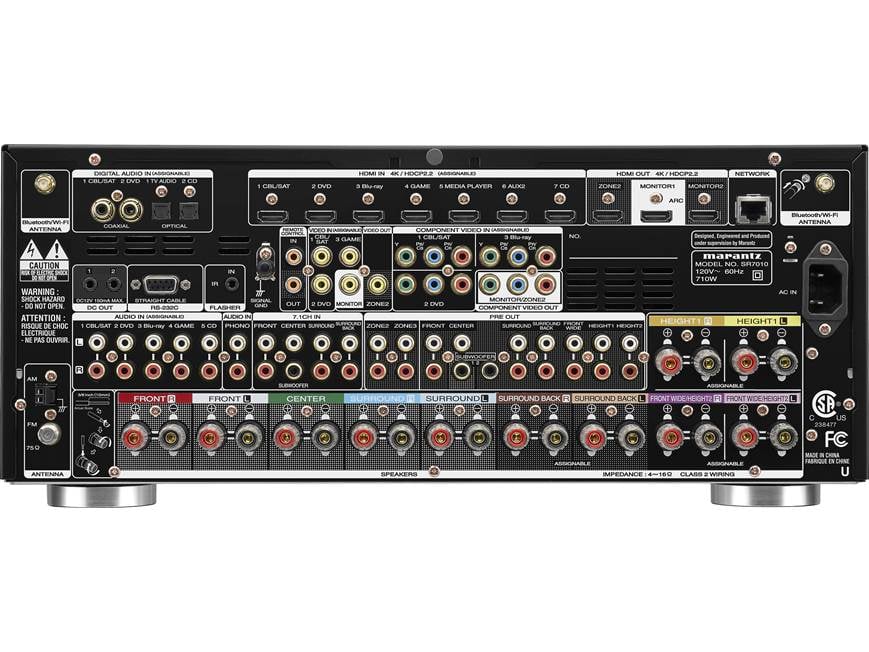 Marantz SR7010 9.2-channel home theater receiver with Wi-Fi