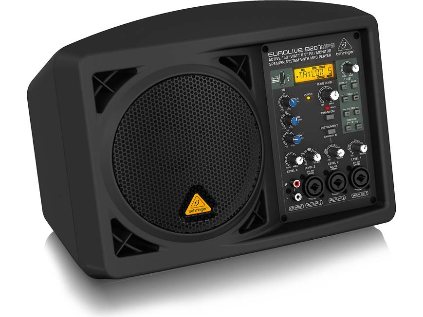 Behringer B207MP3 Compact powered PA speaker/personal monitor