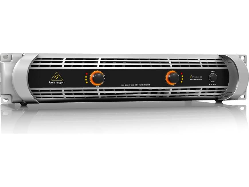 Behringer NU1000 iNUKE Series power amplifier — 160W x 2 at 8 ohms