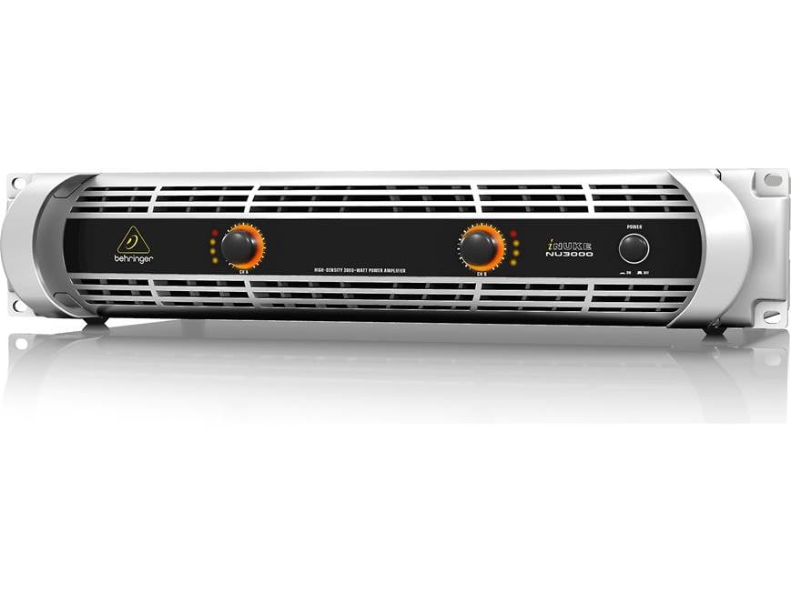 Behringer NU3000 iNUKE Series power amplifier — 440W x 2 at 8 ohms