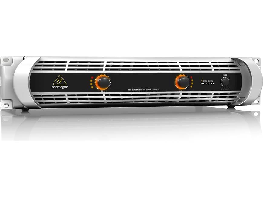 BEHRINGER ベリンガー パワーアンプ iNUKE NU3000 ケース付 Behringer NU3000 iNUKE Series power amplifier — 440W x 2 at 8 ohms