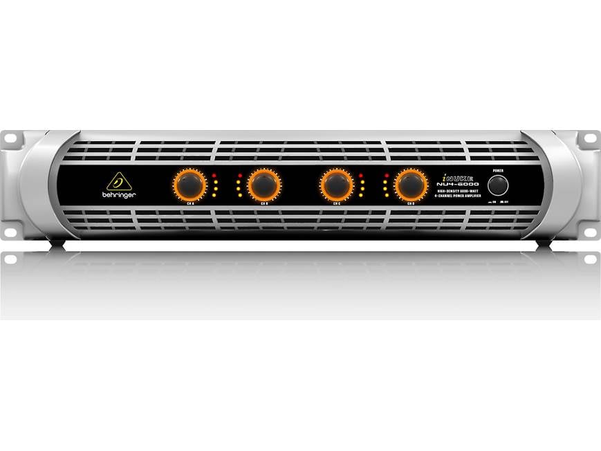 Behringer NU4-6000 iNUKE Series power amplifier — 440W x 4 at 8