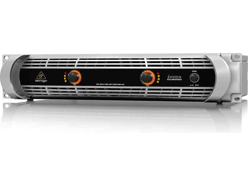 【完動品】BEHRINGER デジタルパワーアンプ iNUKE NU1000 Behringer NU6000 iNUKE Series power amplifier — 1,600W x 2 at 8