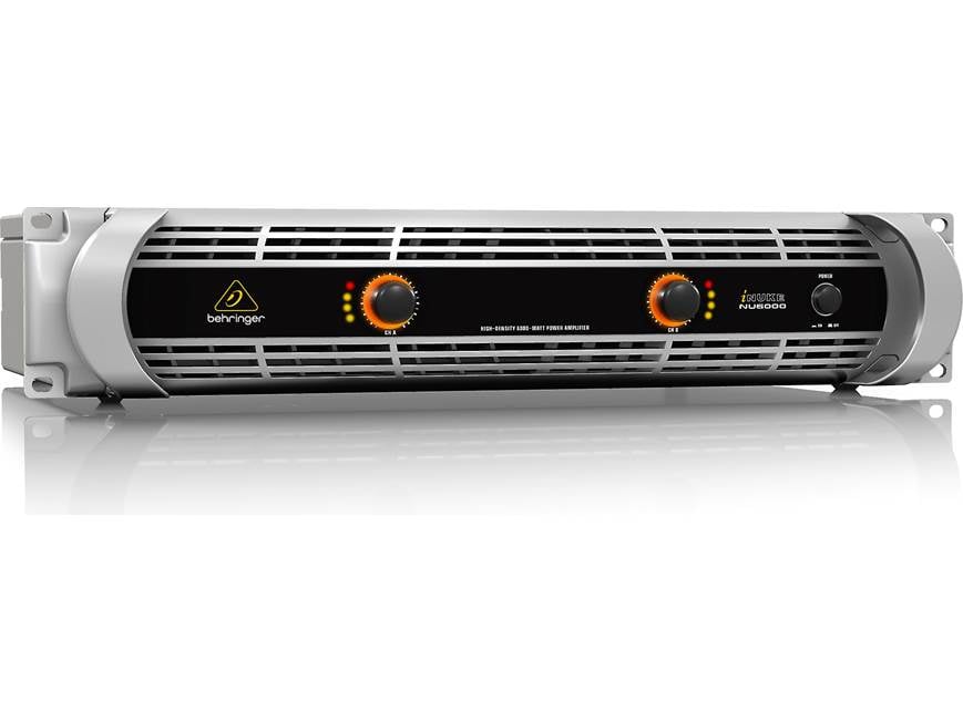 Behringer NU6000 iNUKE Series power amplifier — 1,600W x 2 at 8