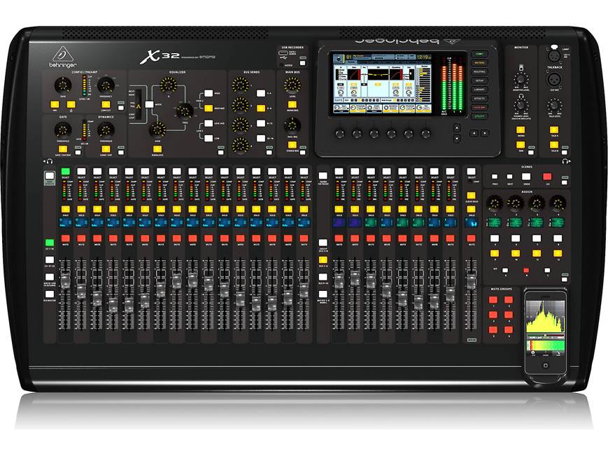 Behringer X32 32-channel digital mixer at Crutchfield