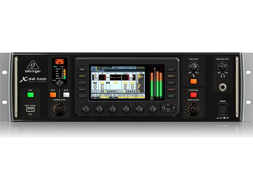 Behringer X32 RACK Rack-mount 16-channel digital mixer at Crutchfield
