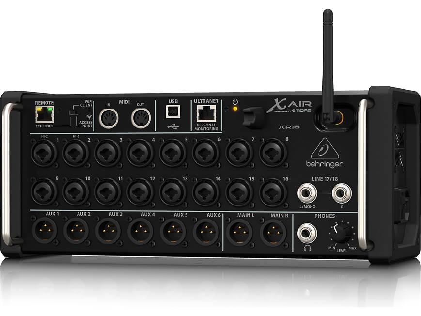Behringer X Air XR18 18-channel remote-controlled digital mixer