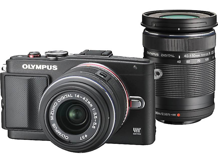 Olympus E-PL6 Two Lens Kit 16-megapixel mirrorless camera with 14
