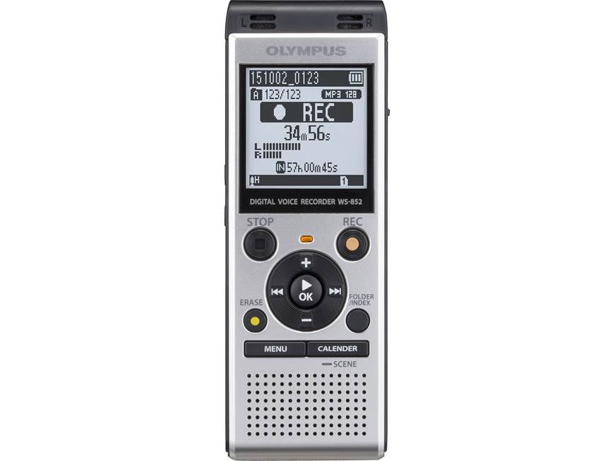 Olympus WS-852 4GB digital voice recorder with expandable memory