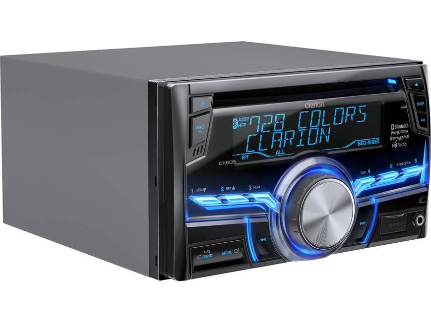 Clarion CX505 CD receiver at Crutchfield