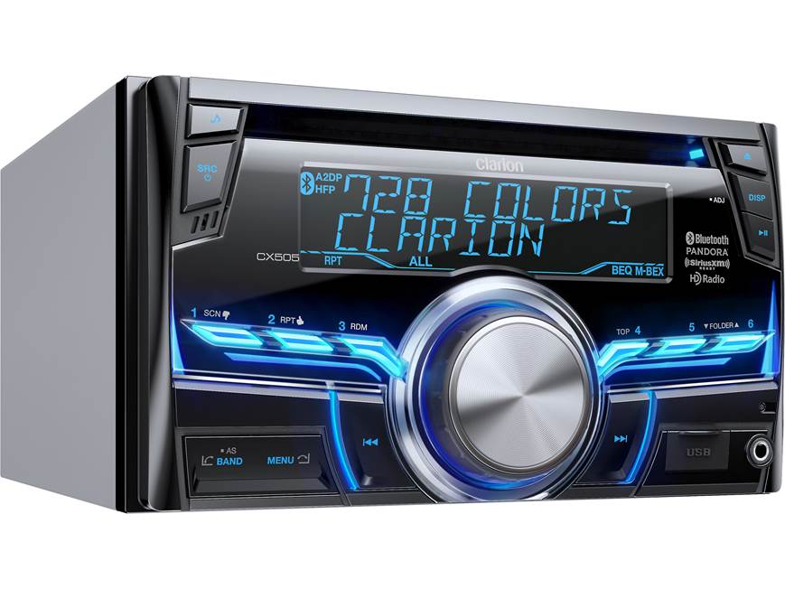 Clarion CX505 CD receiver at Crutchfield