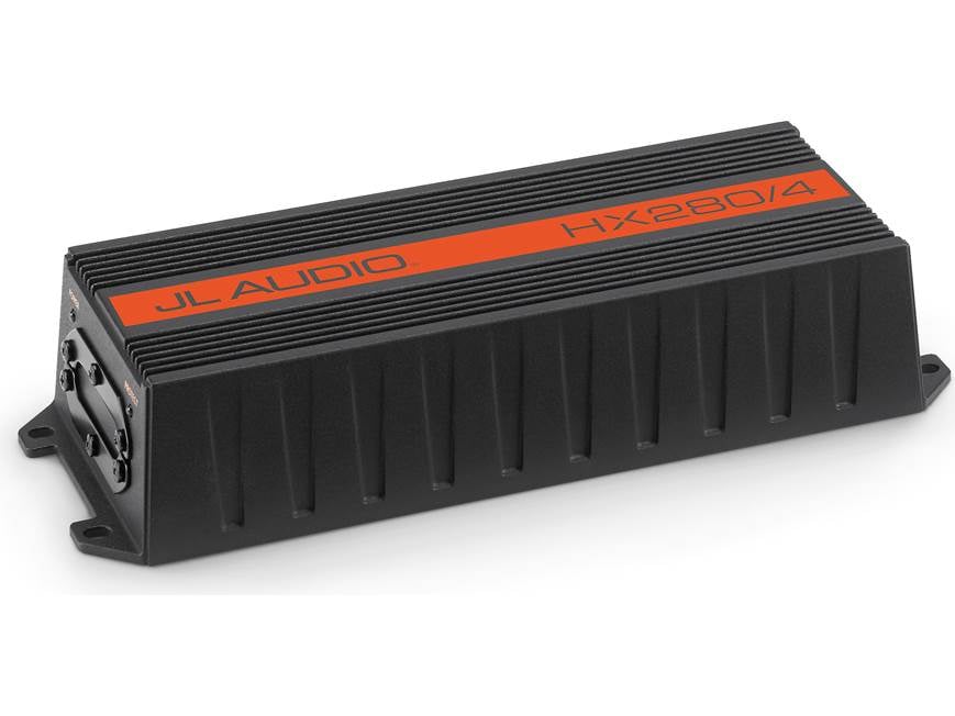 JL Audio HX280/4 Compact 4-channel amplifier — 50 watts RMS x 4 at