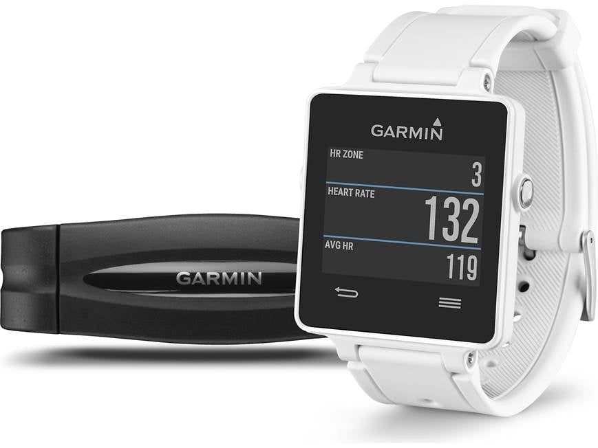 Garmin vivoactive™ Bundle (White) GPS smartwatch and heart rate 