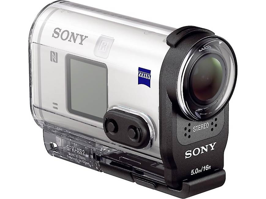 Sony HDR-AS200VR HD action cam with Live View remote at Crutchfield