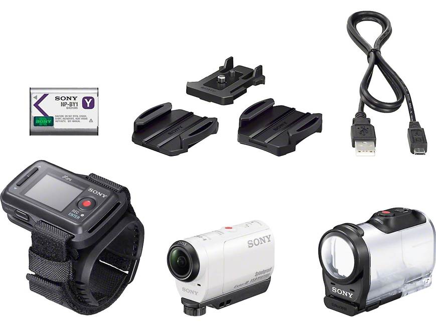Sony HDR-AZ1VR Mini splashproof action camera with Live View watch