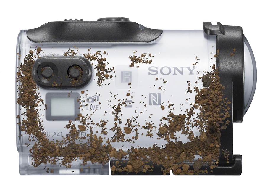 Sony HDR-AZ1 HD action cam with Wi-Fi® at Crutchfield