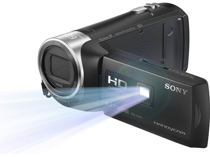 Sony Handycam® HDR-PJ440 High-definition camcorder with projector