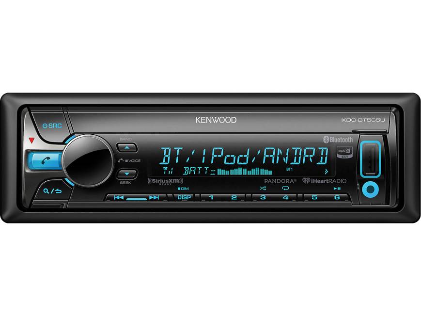 Kenwood KDC-BT565U CD receiver at Crutchfield